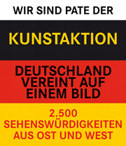Wirtschaftspruefung Schmidt ist Pate bei der Kunstaktion Dt. Wiedervereinigung